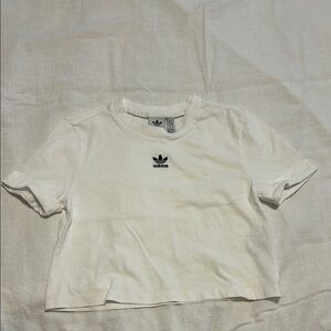 Adidas Classic White Tee with Logo
